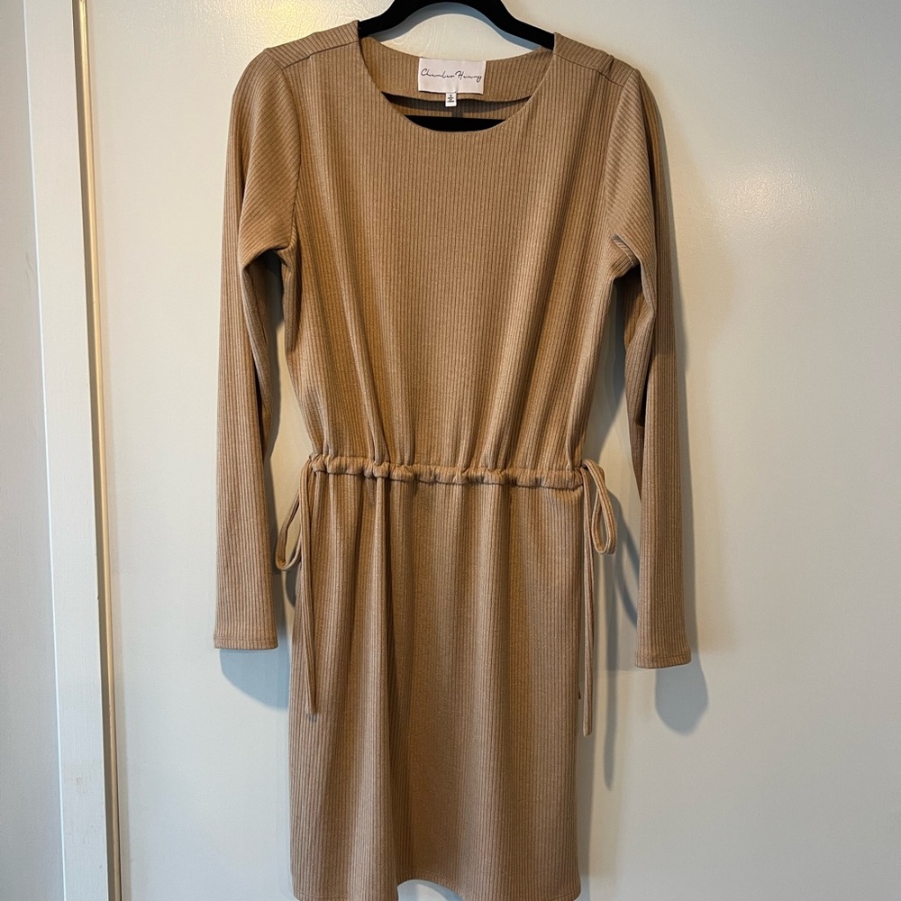 Charles Henry Long Sleeve Knit Dress